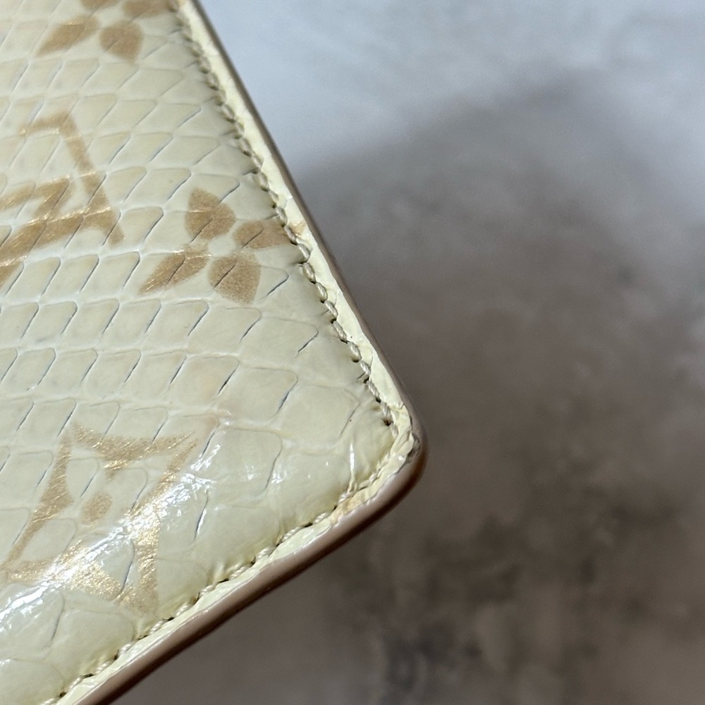 Rare Louis Vuitton Python Snakeskin Cardholder - image 5